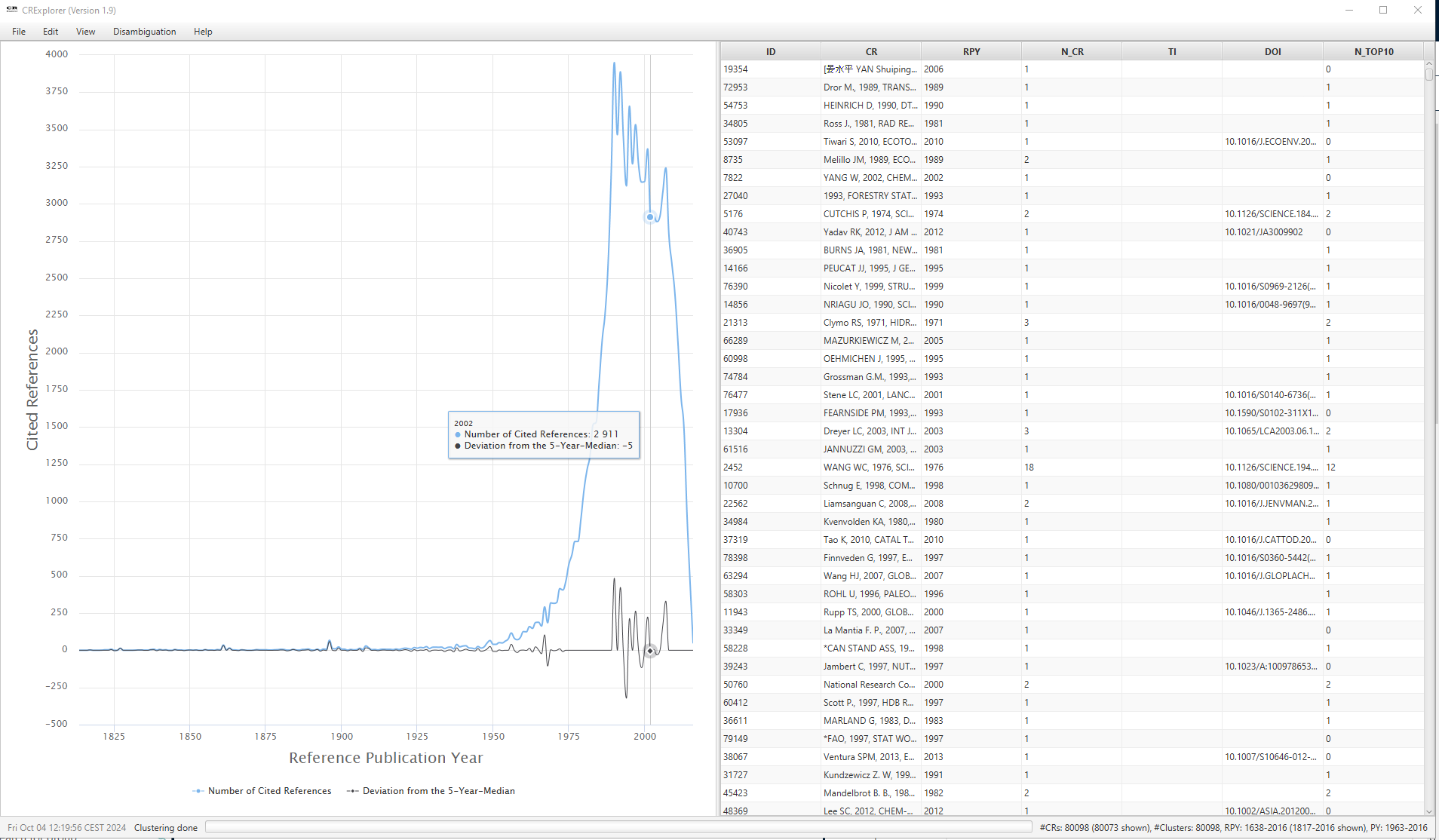 CRExplorer Screenshot